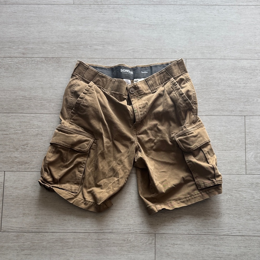 Sonoma Men's Brown Cargo Shorts